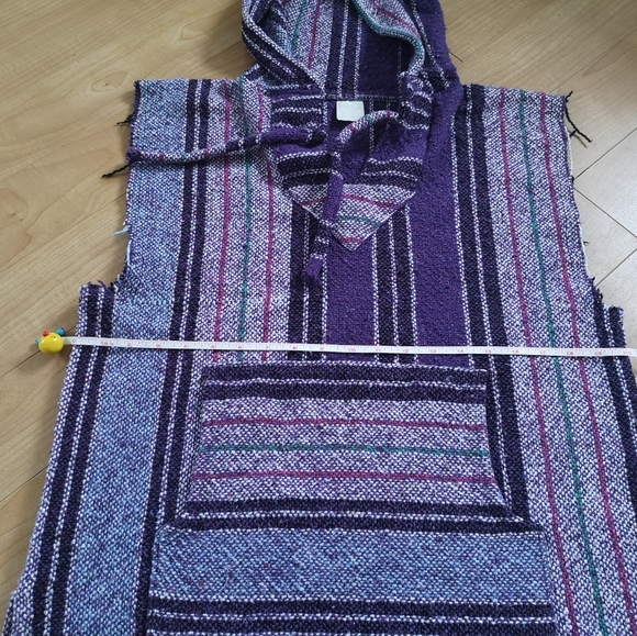 UO Urban Renewal - Woven Baja Sweater Tunic - Picture 6 of 8